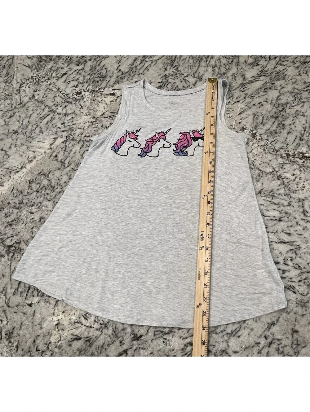 JUSTICE GIRLS OUTFIT SIZE 14/16 UNICORNS